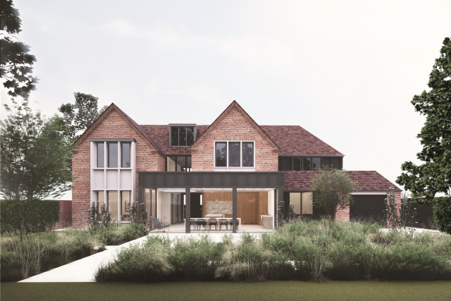 11 Grange Court Road Harpenden Rear Elevation 